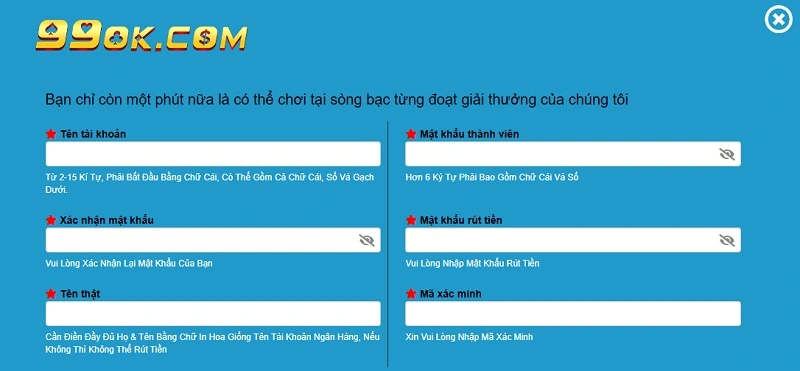 Hướng dẫn đăng ký tài khoản
